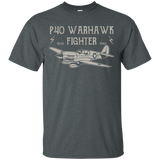 P-40 Warhawk WWII Aeroplane T Shirt_Black