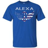 Alexa American Hippy Wings Peace Emblem T-shirt_black=