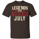 Legends Are Born In July T-shirt - Birthday Tshirt