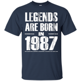 Legends Are Born In 1987 Shirt Funny 30th Birthday Gift Tee