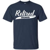 Retired Engineer Retirement Gift T-shirt_black=