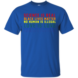 science is real love is love women's happy pride tshirts_Black
