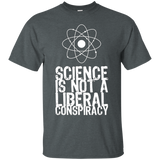 Science Is Not A Liberal Conspiracy T-shirt_Black