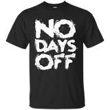 No days off shirt Gym t shirt workout clothing shirt_Black