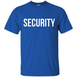 Security T Shirt , Body Guard Crew Event Staff And Party Tee_Black