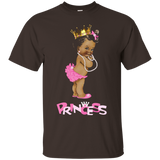 Cute Ethnic Princess Team Girl Baby Gender Reveal T-shirt_black