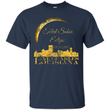 Lake Charles Louisiana Eclipse Distressed Souvenir