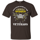 God Found Some Of The Strongest Women Veterans Army T-shirt_black