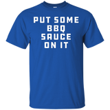 Put Some BBQ, Barbecue, Sauce on it - T-shirt for Men, Women_Black