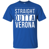 Straight Outta Verona Romeo and Juliet Shakespeare T-Shirt_Black