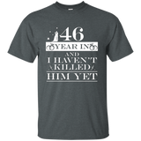 46th Wedding Anniversary Gifts For Wife. Couple T Shirts_black=