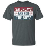 Saturdays Are For The Boyz T Shirt funny drinking tee_Black