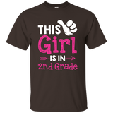 This Girl Is In 2nd Grade T-shirt Students Girl School_Black