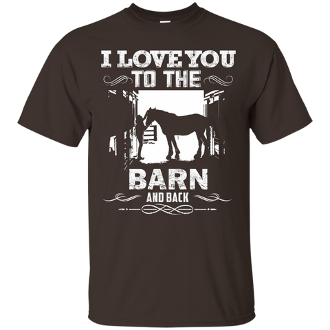 To The Barn And Back Horse Lover Riding Gifts Shirt_Black