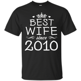 7th Wedding Anniversary Gift Ideas For Her-wife Since 2010_black=