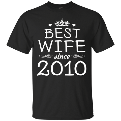 7th Wedding Anniversary Gift Ideas For Her-wife Since 2010_black=