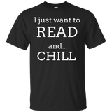 Chill Reading T Shirts. Funny Gifts Ideas For Readers._black