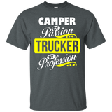 Camper By Passion Trucker By Profession T Shirt_black