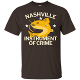 Nashville Instrument of Crime Catfish Hockey T-Shirt_Black