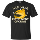 Nashville Instrument of Crime Catfish Hockey T-Shirt_Black