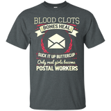 Sweat Dries Blood Clots Postal Worker T Shirt_Black