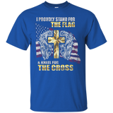 American Flag I Stand For The Flag Christian Patriotic Shirt_black