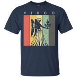 Virgo TShirt Star Sign August - September Birthday_Black