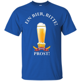 Octoberfest T Shirt - Ein Bier Bitte Prost! Cheers! for Man_Black