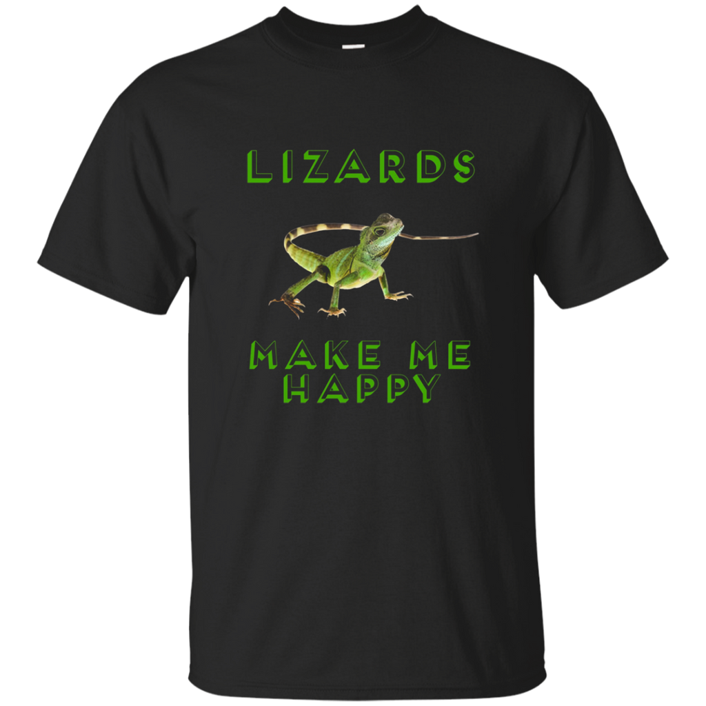 Lizards Make Me Happy Reptile Shirt