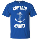 Captain Harry T-shirt Personalized Boat Captain Shirt_black=