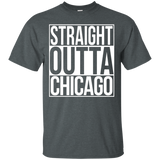 Straight Outta Chicago T-Shirt Image_Black