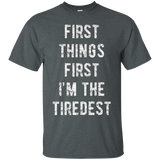 Tired Shirt - I'm The Tiredest For Sleepy Mom Or Dad_black=