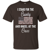 I Stand For The Country And Kneel At The Cross T Shirt_black