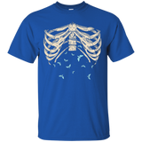 Skeleton Shirt - Halloween Costume Rib Cage Anatomy T-shirt_black=