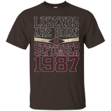 Legends Born In September 1987 - 30th Gift 30 Yrs Years Old