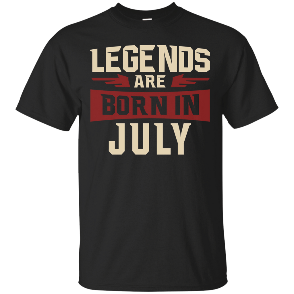 Legends Are Born In July T-shirt - Birthday Tshirt
