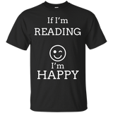 Happy Reading T Shirts. Best Gifts Nice For Young Readers._black