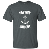 Captain Vincent T-shirt Personalized Boat Captain Shirt_black=