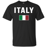 Italy T-shirt Italian National Country Flag Tee Italia