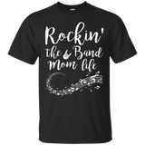 ROCKIN' THE BAND MOM LIFE T-Shirt Rocking_Black