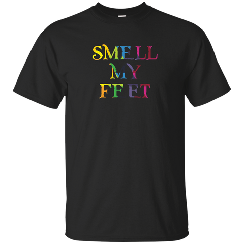 Smell My Feet T-shirt - Funny Halloween Tee For Him Or Her_black=