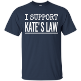 I Support Kate's Law- No Sanctuary City T-shirt_black=