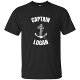 Captain Logan T-shirt Personalized Boat Captain Shirt_black=