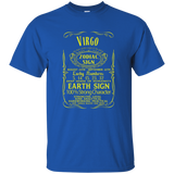 ZODIAC SIGN Virgo T-Shirt born in august & september Relaxed_Black