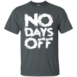 No days off shirt Gym t shirt workout clothing shirt_Black
