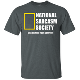 National Sarcasm Society Tshirt_Black
