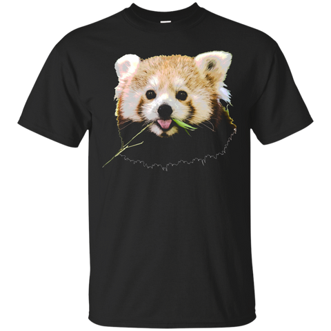 Red Panda Tshirt funny gift_Black