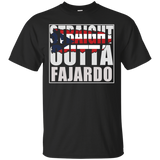 Straight Outta Fajardo Puerto Rico Shirt Gift_Black