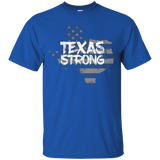 Texas Strong Shirt Unisex Letter Printed Home State Tee Top_Black