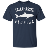 Tallahassee Florida T Shirt FL Shark Souvenir_Black